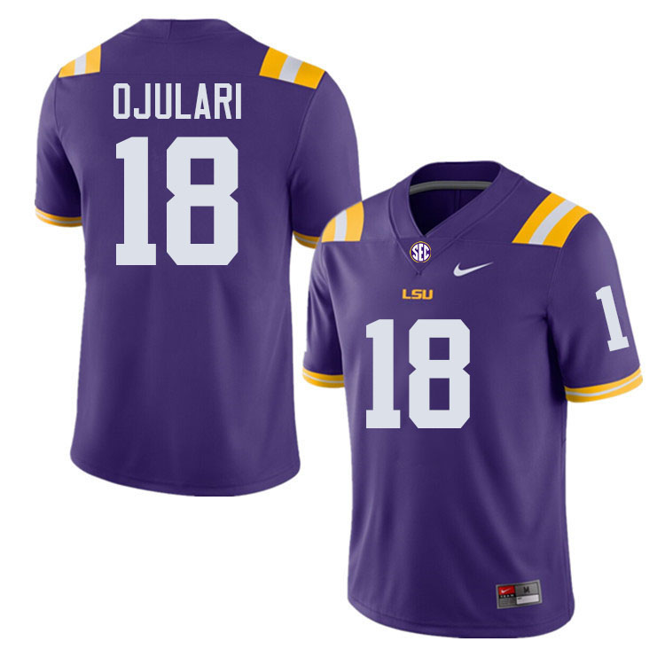 BJ Ojulari LSU Tigers Jersey,Louisiana State University Tigers Football Jersey-Purple